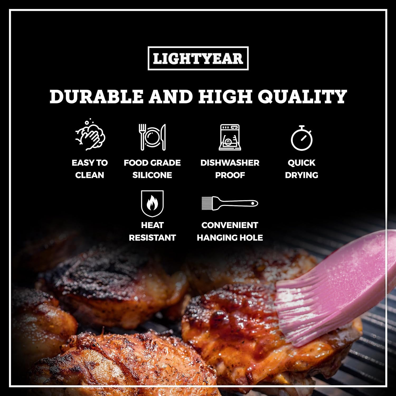 Silicone Basting Brush Set